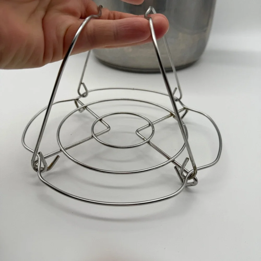 Instant Pot Inner Cooking Pot 6 Qt Stainless Handles Trivet AN1936 OEM